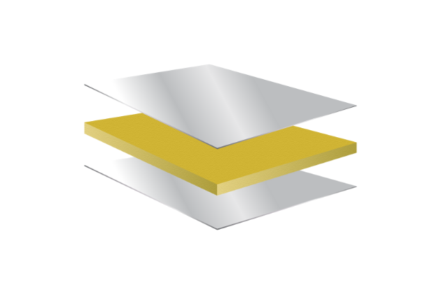 Aluminium sandwichpaneel