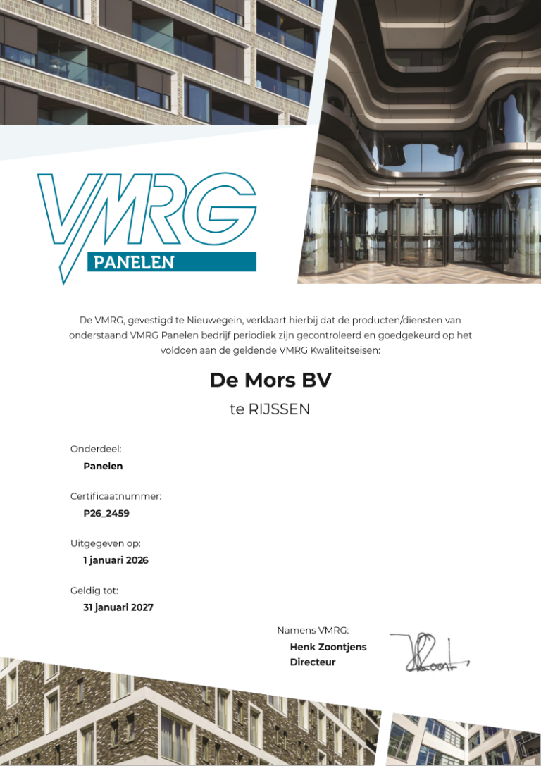 VMRG Panelen 2026